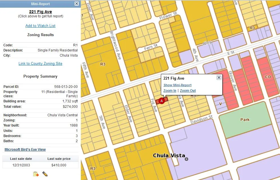 Zoning Map San Diego