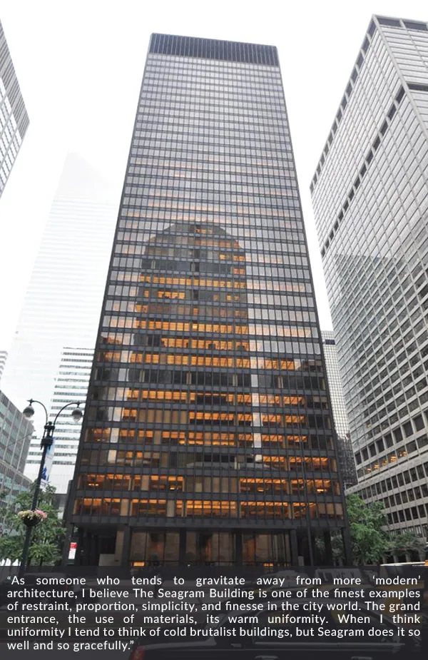 Seagram Building in New York City
