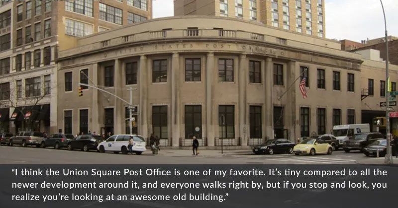 US Post Office in New York City's Union Square