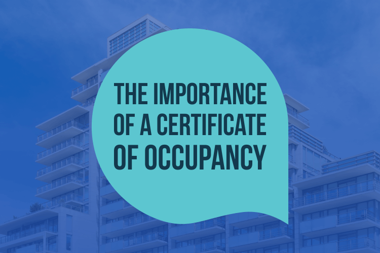 certificate of occupancy
