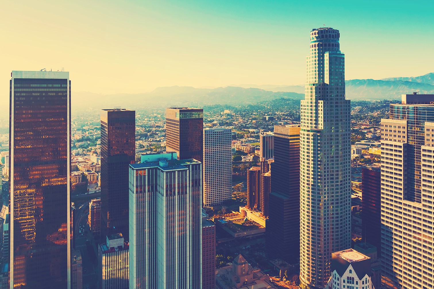 Image of Downtown Los Angeles skyscrapers