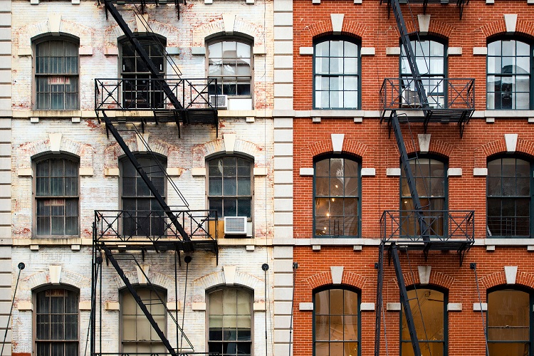 Facades of Nolita buildings