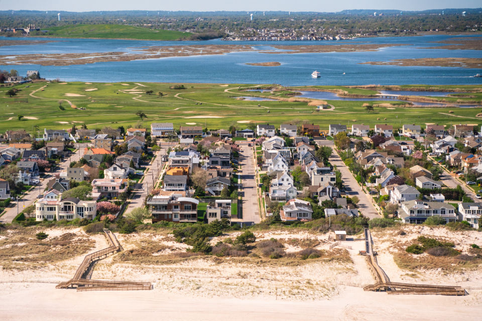 Beach view in Nassau County,N Y